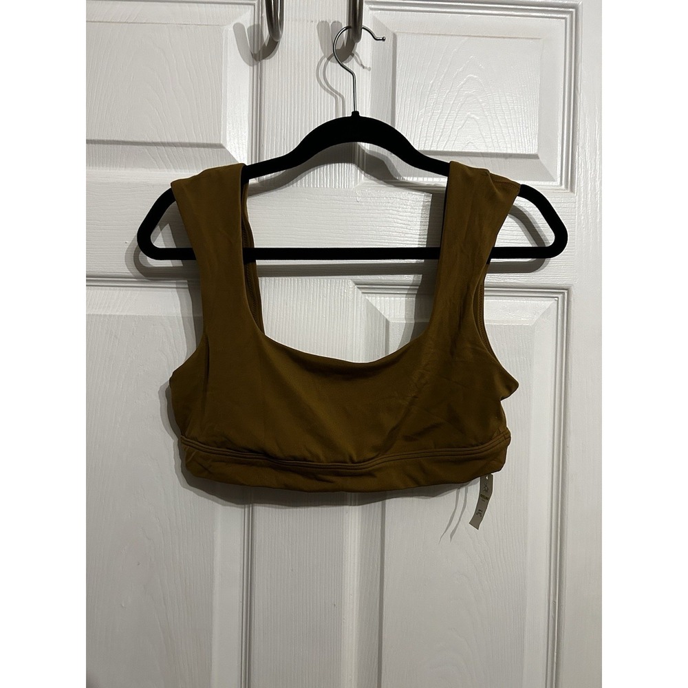 Offline by Aerie Large Real Me Least Support Bralette Sports Bra Yoga Wide Strap